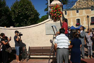 Ofrena floral Diada de l'Onze de Setembre 2010