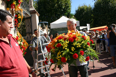 Ofrena floral Diada de l'Onze de Setembre 2010