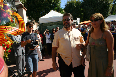 Ofrena floral Diada de l'Onze de Setembre 2010
