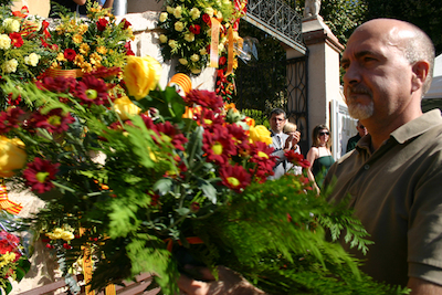 Ofrena floral Diada de l'Onze de Setembre 2010