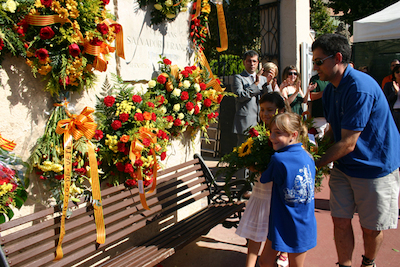 Ofrena floral Diada de l'Onze de Setembre 2010