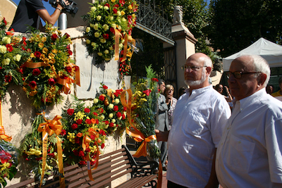 Ofrena floral Diada de l'Onze de Setembre 2010