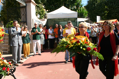 Ofrena floral Diada de l'Onze de Setembre 2010