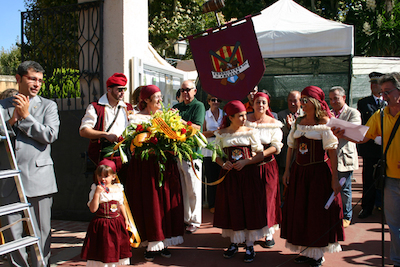 Ofrena floral Diada de l'Onze de Setembre 2010
