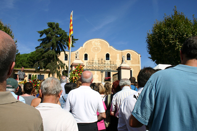 Ofrena floral Diada de l'Onze de Setembre 2010