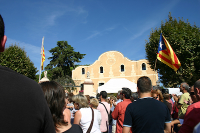 Ofrena floral Diada de l'Onze de Setembre 2010
