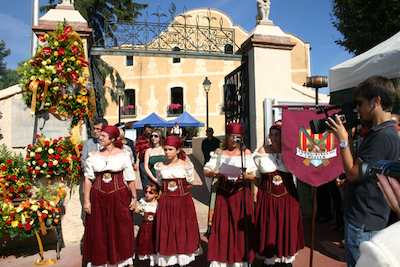 Ofrena floral Diada de l'Onze de Setembre 2010