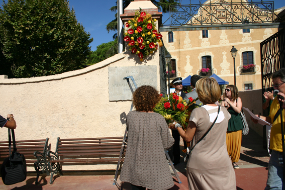 Ofrena floral Diada de l'Onze de Setembre 2010