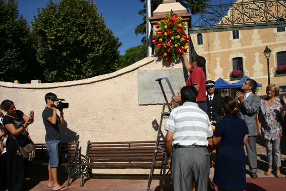 Ofrena floral Diada de l'Onze de Setembre 2010