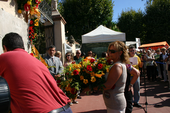 Ofrena floral Diada de l'Onze de Setembre 2010