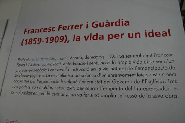 Visita IES Exposició Ferrer i Guàrdia