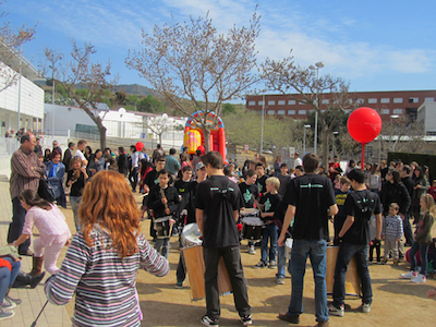 Festa de celebraci� de l'ampliaci� de l'Escola Fabra