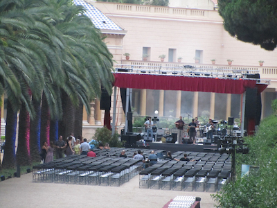 Concert de Manel al Passeig del Jardins de Cal Marqu�s. 2 de juliol de 2011