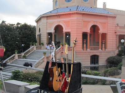 Concert de Manel al Passeig del Jardins de Cal Marqu�s. 2 de juliol de 2011