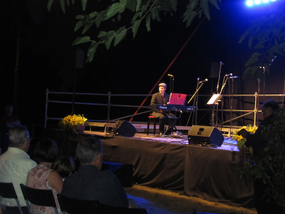 Concert Polif�nica Joia d'Alella al parc de Can Sors. 9 de juliol de 2011