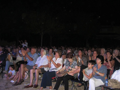 Concert Polif�nica Joia d'Alella al parc de Can Sors. 9 de juliol de 2011
