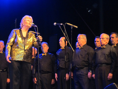 Concert Polif�nica Joia d'Alella al parc de Can Sors. 9 de juliol de 2011