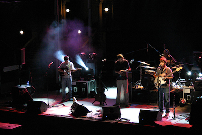 Concert de Manel al Passeig del Jardins de Cal Marqu�s. 2 de juliol de 2011