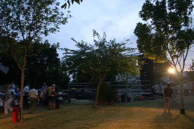 Concert Polif�nica Joia d'Alella al parc de Can Sors. 9 de juliol de 2011