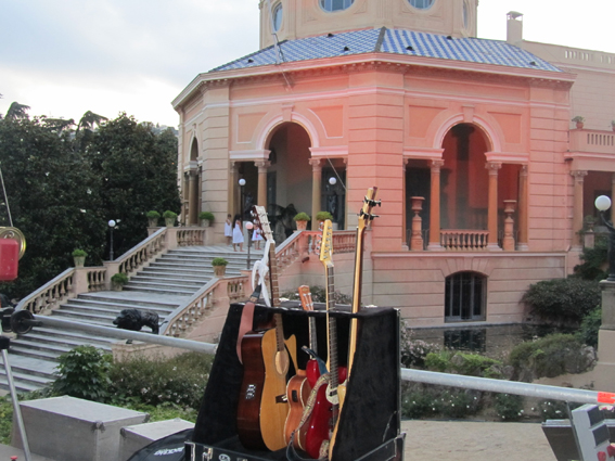 Concert de Manel al Passeig del Jardins de Cal Marqu�s. 2 de juliol de 2011