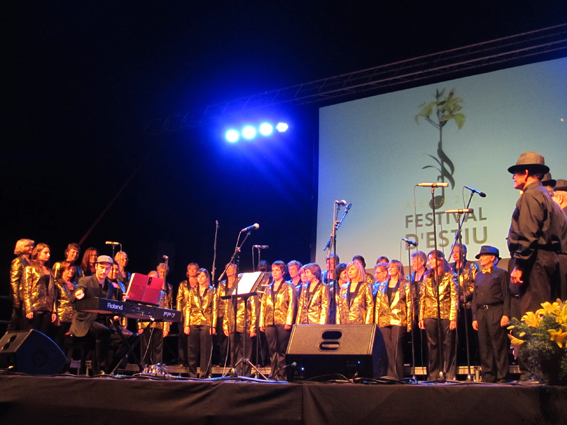 Concert Polif�nica Joia d'Alella al parc de Can Sors. 9 de juliol de 2011