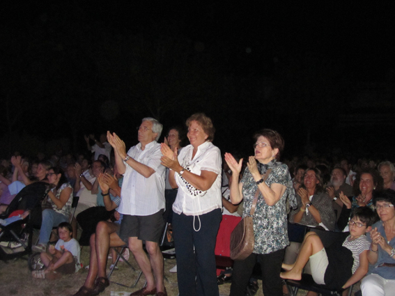 Concert Polif�nica Joia d'Alella al parc de Can Sors. 9 de juliol de 2011