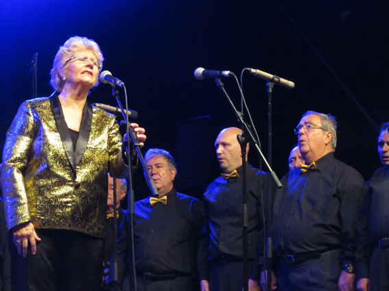 Concert Polif�nica Joia d'Alella al parc de Can Sors. 9 de juliol de 2011