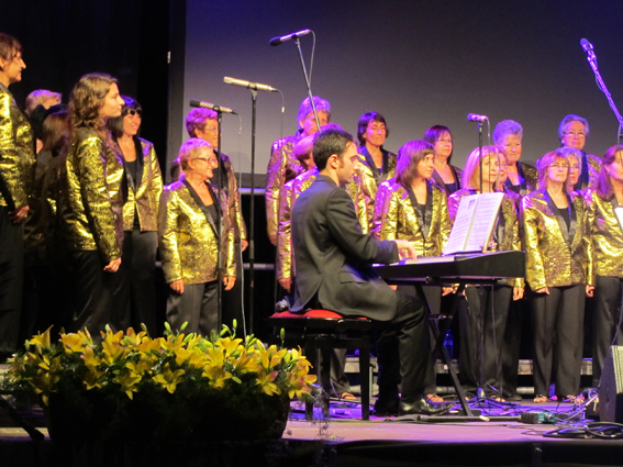 Concert Polif�nica Joia d'Alella al parc de Can Sors. 9 de juliol de 2011