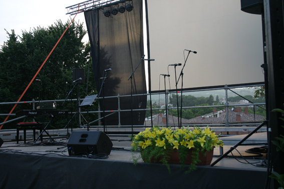 Concert Polif�nica Joia d'Alella al parc de Can Sors. 9 de juliol de 2011