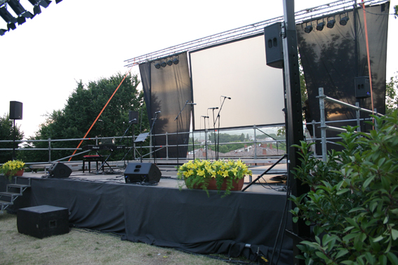 Concert Polif�nica Joia d'Alella al parc de Can Sors. 9 de juliol de 2011