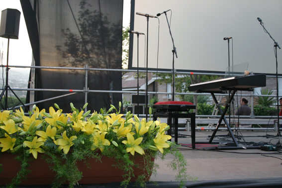 Concert Polif�nica Joia d'Alella al parc de Can Sors. 9 de juliol de 2011