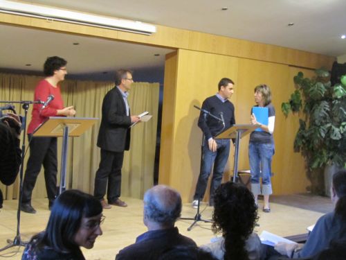 Lliurament dels Premis Literaris Alella 2011