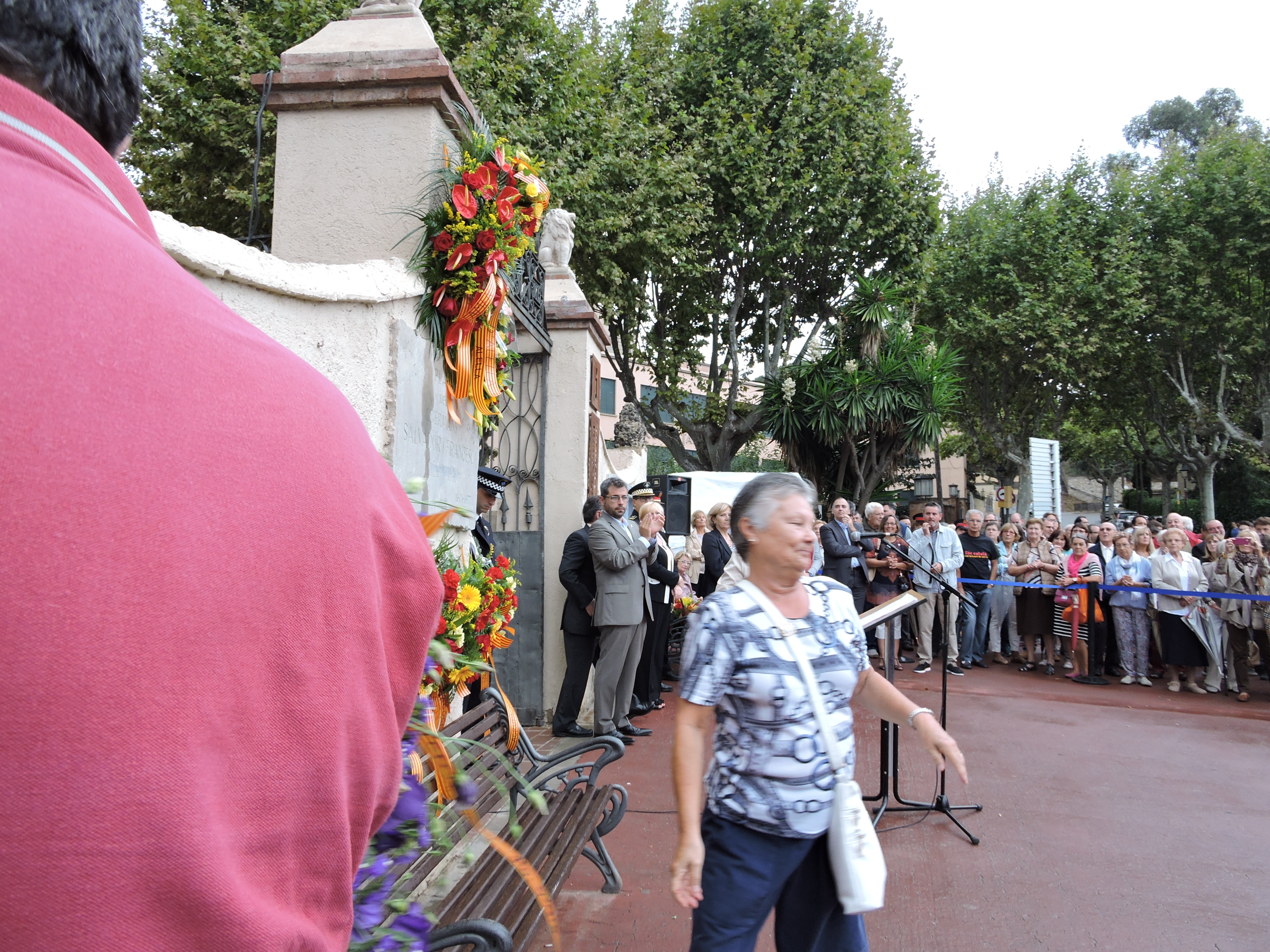 Ofrena floral de l'Onze de Setembre