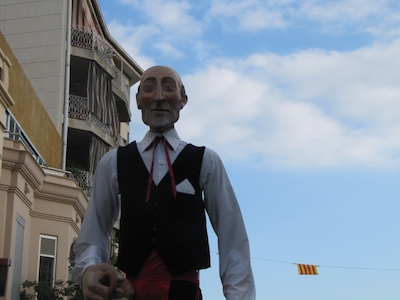 Cercavila amb la colla de Gegants, Capgrossos, Grallers i Timbalers d'Alella
