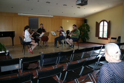Assajos 'M�sics en Resid�ncia' a Can Lleonart