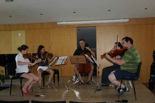 Assajos 'M�sics en Resid�ncia' a Can Lleonart