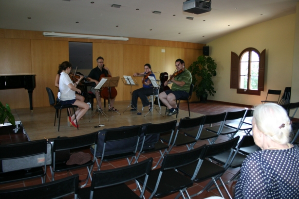 Assajos 'M�sics en Resid�ncia' a Can Lleonart