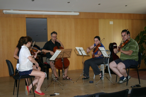 Assajos 'M�sics en Resid�ncia' a Can Lleonart