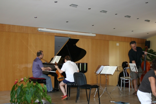 Assajos 'M�sics en Resid�ncia' a Can Lleonart