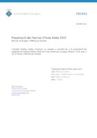Presentaci&oacute; del Festival d'Estiu Alella 2012