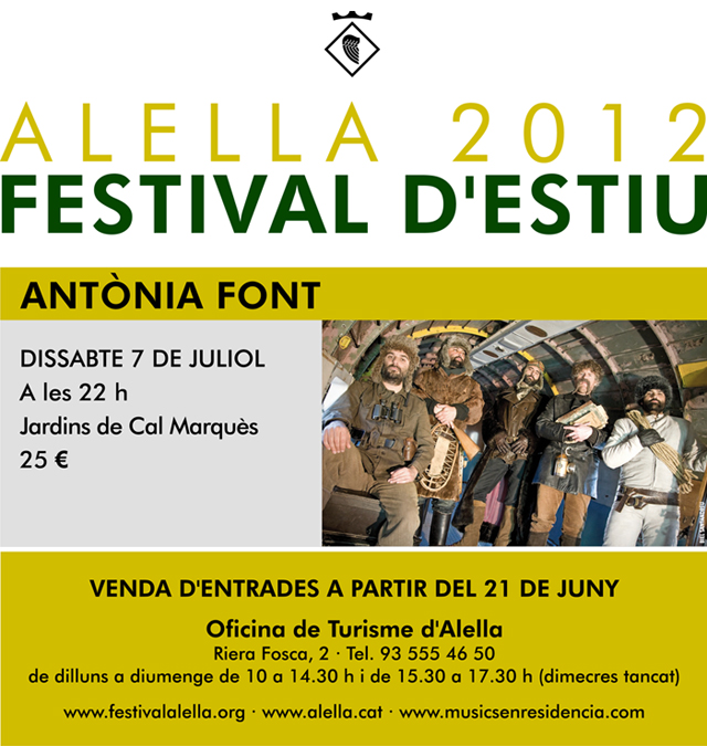 Festival d'Estiu. Ant&ograve;nia Font