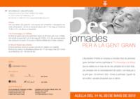 D&iacute;ptic Jornades per a la Gent Gran