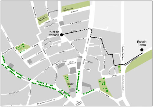 mapa cam&iacute; escolar