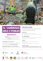 Cartell 7a Caminada dels 3 Pobles