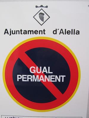 Placa de gual
