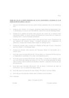 Ordre del dia de la sessió ordinària del Ple de l'Ajuntament d'Alella del 26 de gener de 2012
