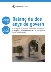 Sessió balanç dos anys de govern local