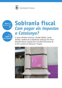 Sessi&oacute; de Sobirania Fiscal