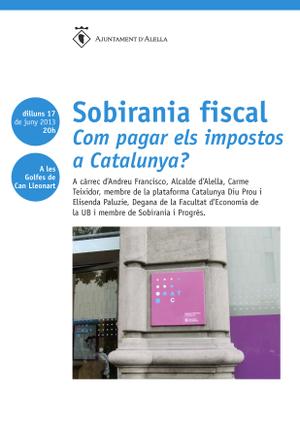 Sessió de Sobirania Fiscal