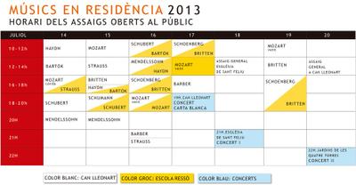 Assajos M&uacute;sics en Resid&egrave;ncia